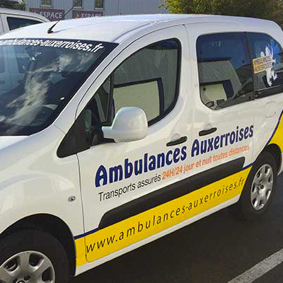 marquage ambulances auxerroise